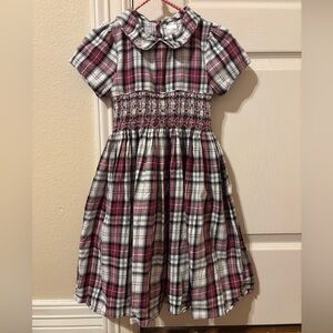 Edgehill Collection Plaid Dress in Red and White